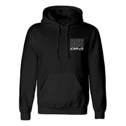 Pokémon Sweat à capuche unisex Halftone Pikachu Noir