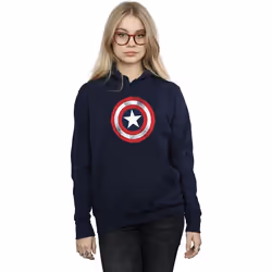 Marvel - Sweat à capuche - Femme (Bleu marine)