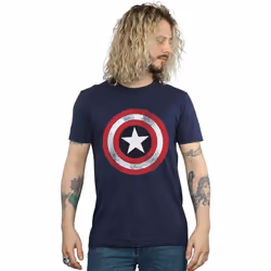 Marvel - T-shirt - Homme (Bleu marine)