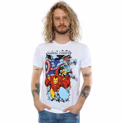 Marvel - T-shirt - Homme (Blanc)