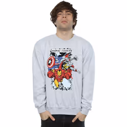 Marvel - Sweat - Homme (Gris chiné)