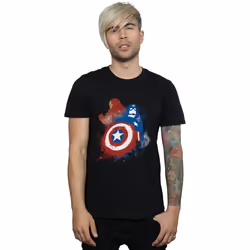 Marvel - T-shirt CIVIL WAR - Homme (Noir)