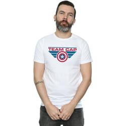 Marvel - T-shirt CIVIL WAR TEAM CAP - Homme (Blanc)