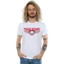 Marvel - T-shirt CIVIL WAR TEAM STARK - Homme (Blanc)