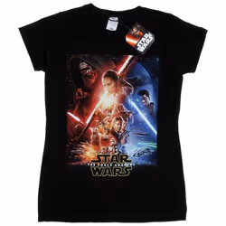 Star Wars - T-shirt FORCE AWAKENS - Femme (Noir)