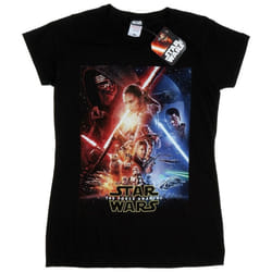 Star Wars - T-shirt FORCE AWAKENS - Femme (Noir)