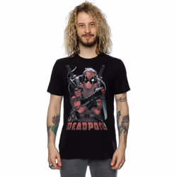Marvel - T-shirt READY FOR ACTION - Homme (Noir)