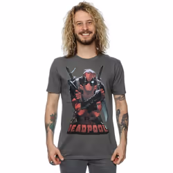 Marvel - T-shirt READY FOR ACTION - Homme (Graphite clair)