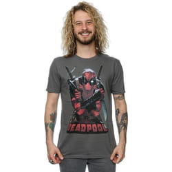 Marvel - T-shirt READY FOR ACTION - Homme (Graphite clair)