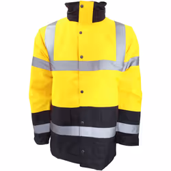 Portwest - Veste imperméable haute visibilité - Homme (Jaune/Bleu marine)