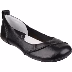 Hush Puppies Janessa - Ballerines en cuir - Femme (Noir)