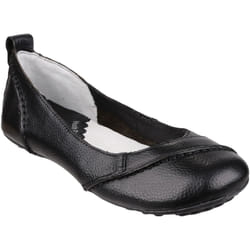 Hush Puppies Janessa - Ballerines en cuir - Femme (Noir)