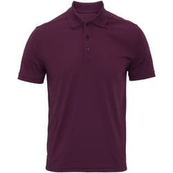 Premier - Polo COOLCHECKER - Homme (Violet foncé)