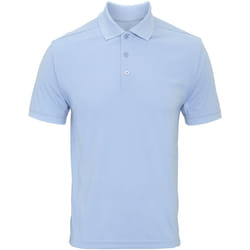 Premier - Polo COOLCHECKER - Homme (Bleu clair)