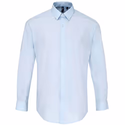 Premier - Chemise de travail à manches longues - Homme (Bleu clair)