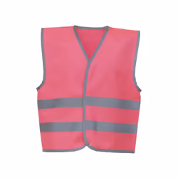 Yoko - Gilet de sécurité haute visibilité - Enfant (Rose fluo)