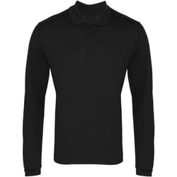 Premier - Polo à manches longues - Homme (Noir)