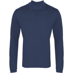 Premier - Polo à manches longues - Homme (Bleu marine)
