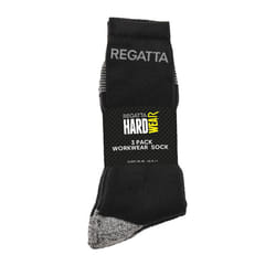 Regatta - Chaussettes de travail (3 paires) - Homme (Noir)