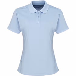 Premier Coolchecker - Polo à manches courtes - Femme (Bleu clair)