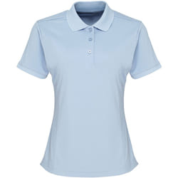 Premier Coolchecker - Polo à manches courtes - Femme (Bleu clair)