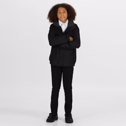 Regatta - Veste coupe-vent - Enfant (Noir/ Gris)