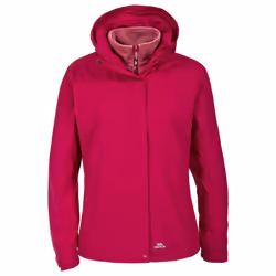 Trespass Madalin - Veste imperméable 3en1 - Femme (Cerise)