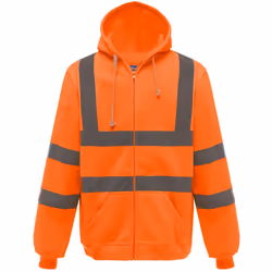 Yoko Hi Visibility - Veste réfléchissante à capuche - Homme (Orange)
