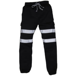 Yoko - Pantalon de sport haute visibilité - Homme (Noir)