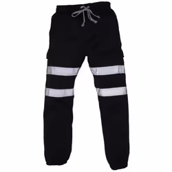 Yoko - Pantalon de sport haute visibilité - Homme (Noir)