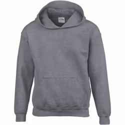 Gildan - Sweat à capuche - Unisexe (Gris foncé chiné)