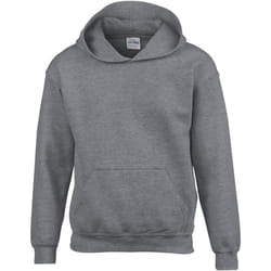 Gildan - Sweat à capuche - Unisexe (Gris foncé chiné)