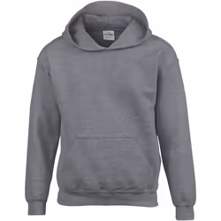 Gildan - Sweat à capuche - Unisexe (Gris foncé chiné)