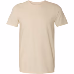 Gildan - T-shirt manches courtes - Homme (Beige clair)