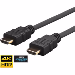 Vivolink PROHDMIHD1.5, 1,5 m, HDMI Type A (Standard), HDMI Type A (Standard), 4096 x 2160 pixels, Compatibilité 3D, Noir