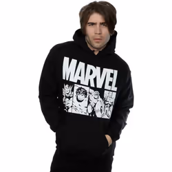 Marvel - Sweat à capuche - Homme (Noir)