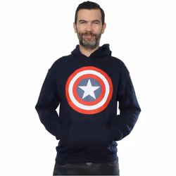 Marvel - Sweat à capuche - Homme (Bleu marine)