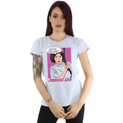 Star Wars - T-shirt - Femme (Gris chiné)