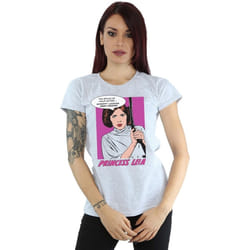 Star Wars - T-shirt - Femme (Gris chiné)