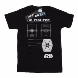 Star Wars - T-shirt TIE FIGHTER - Homme (Noir)