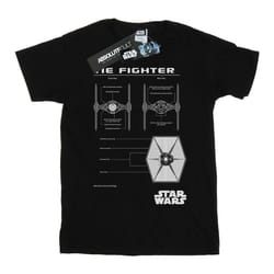 Star Wars - T-shirt TIE FIGHTER - Homme (Noir)