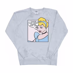 Disney Princess - Sweat - Femme (Gris chiné)