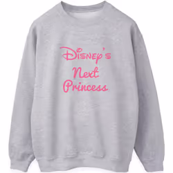 Disney - Sweat NEXT PRINCESS - Femme (Gris chiné)