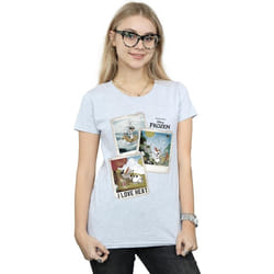 Disney - T-shirt FROZEN - Femme (Gris chiné)