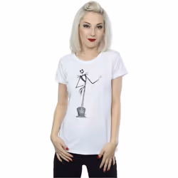 Disney - T-shirt NIGHTMARE BEFORE CHRISTMAS - Femme (Blanc)