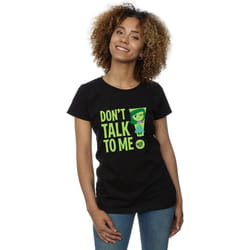 Disney - T-shirt INSIDE OUT DON'T TALK TO ME - Femme (Noir)
