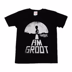 Marvel - T-shirt GUARDIANS OF THE GALAXY AM GROOT - Garçon (Noir)