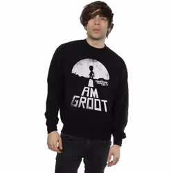 Marvel - Sweat GUARDIANS OF THE GALAXY AM GROOT - Homme (Noir)
