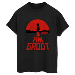 Marvel - T-shirt GUARDIANS OF THE GALAXY AM GROOT - Homme (Noir)