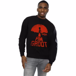 Marvel - Sweat GUARDIANS OF THE GALAXY AM GROOT - Homme (Noir)